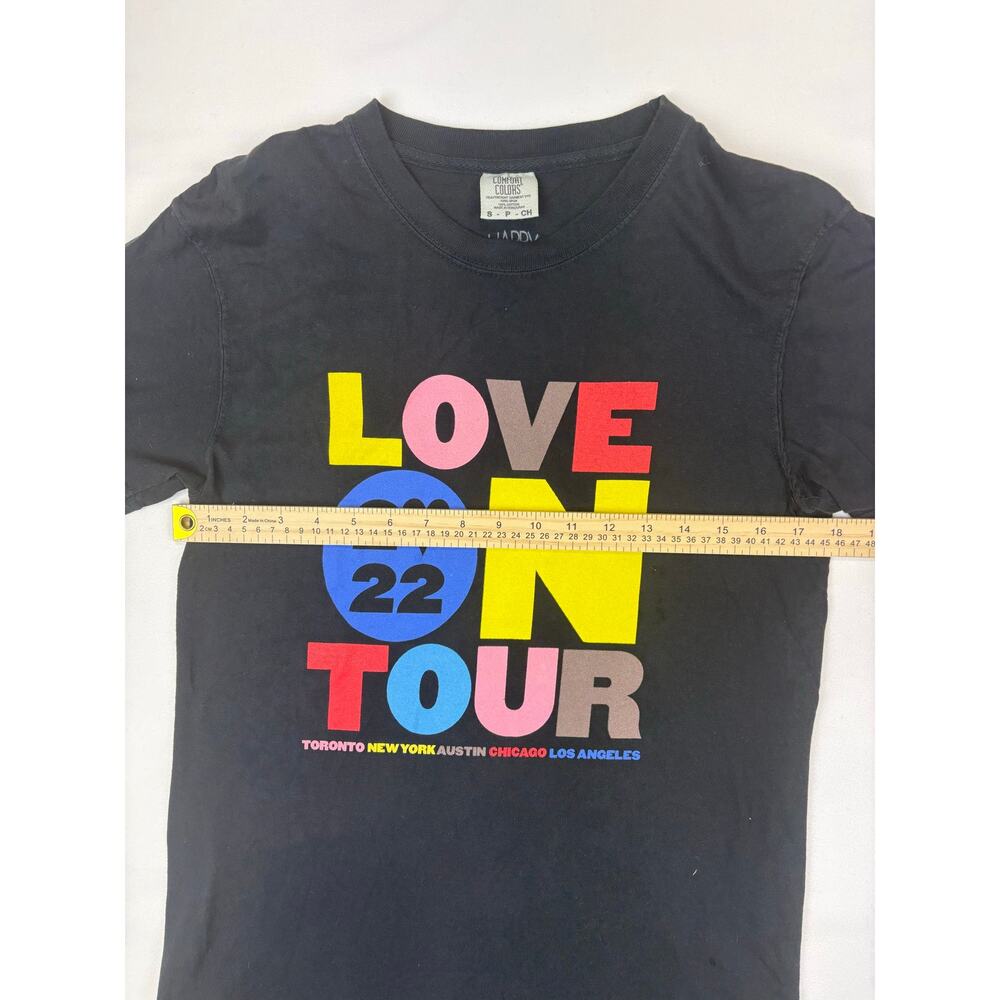 Harry Styles Love On Tour 2022 Concert Tee Comfort Colors Black Size S - Picture 5 of 5